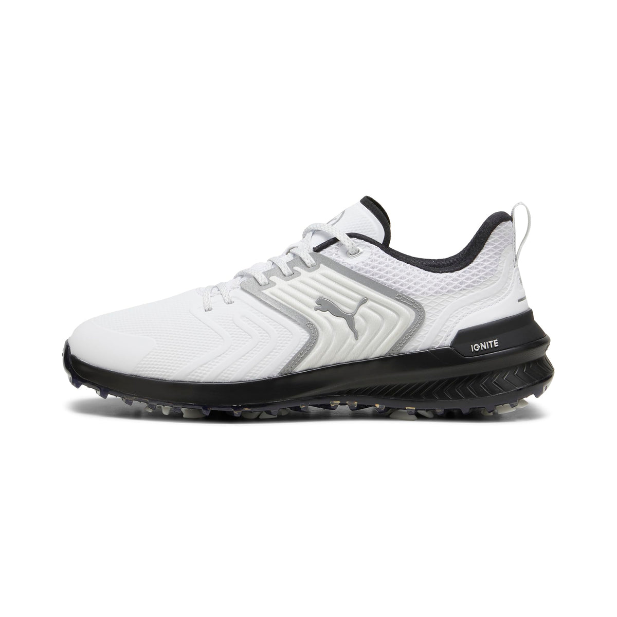 PUMA Men's Ignite Innovate Golf Shoes - Puma White - cool Light Gray - 9.5