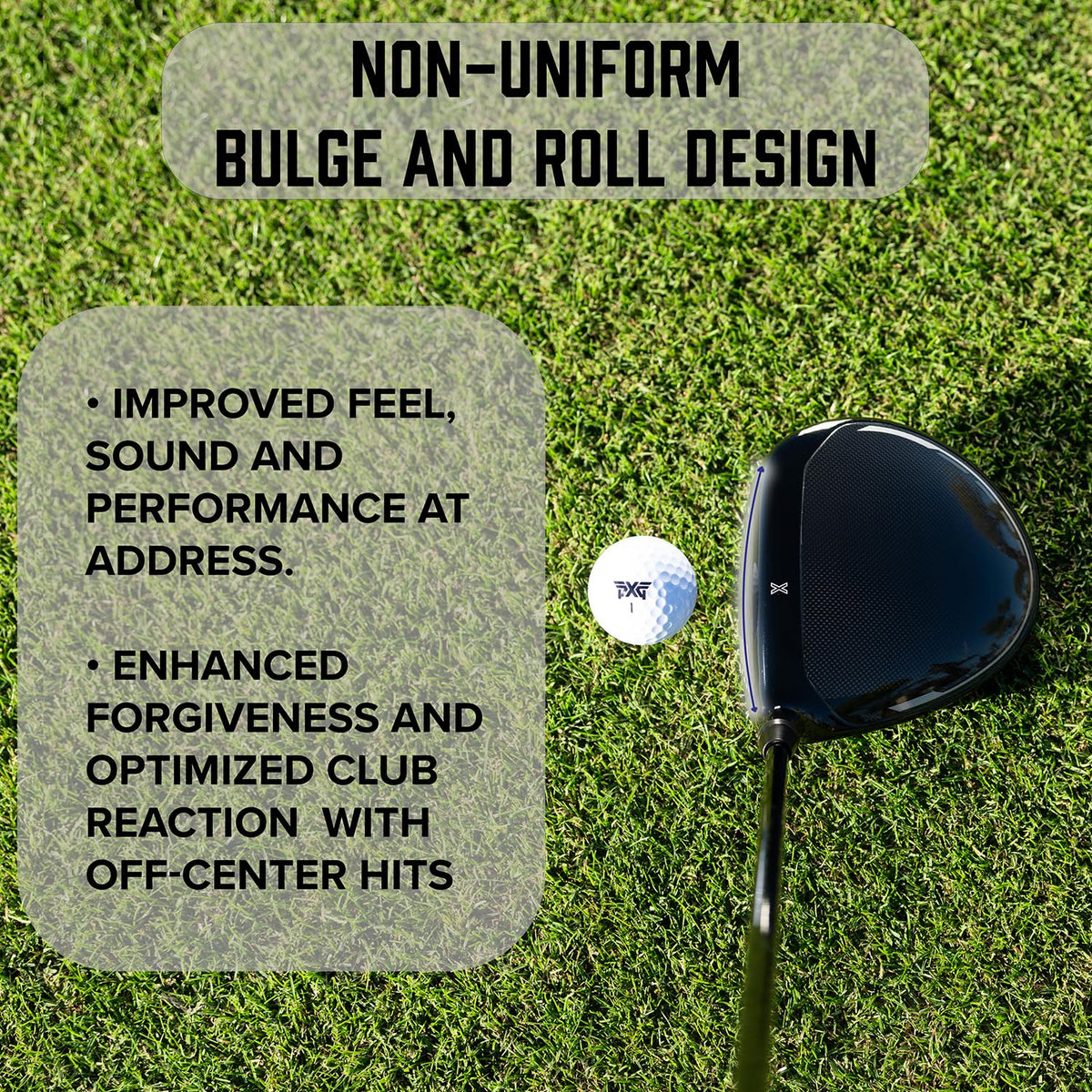 PXG Golf Driver - Right Handed Golf Club in 9, 10.5, or 12 Degree with Adjustable Loft and Lie Hosel, Available in X - Stiff, Stiff, Regular, Senior, or Ladies Flex Graphite Shaft - Senior - 12 Degrees