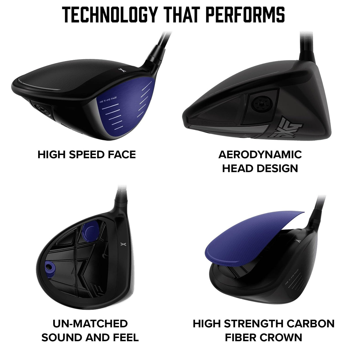 PXG Golf Driver - Right Handed Golf Club in 9, 10.5, or 12 Degree with Adjustable Loft and Lie Hosel, Available in X - Stiff, Stiff, Regular, Senior, or Ladies Flex Graphite Shaft - Senior - 12 Degrees