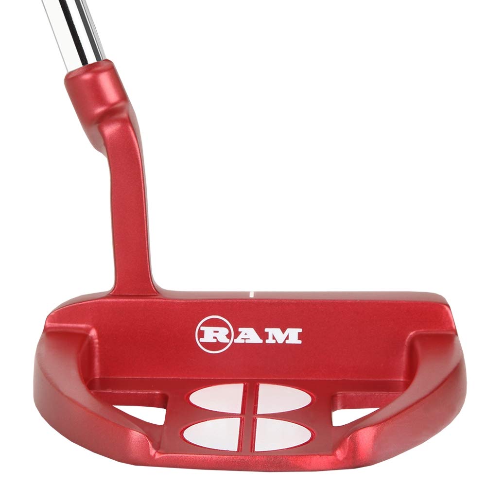 Ram Golf Laser No.3 White Ball Putter - Right Hand - Headcover Included - 34 Inches - Right