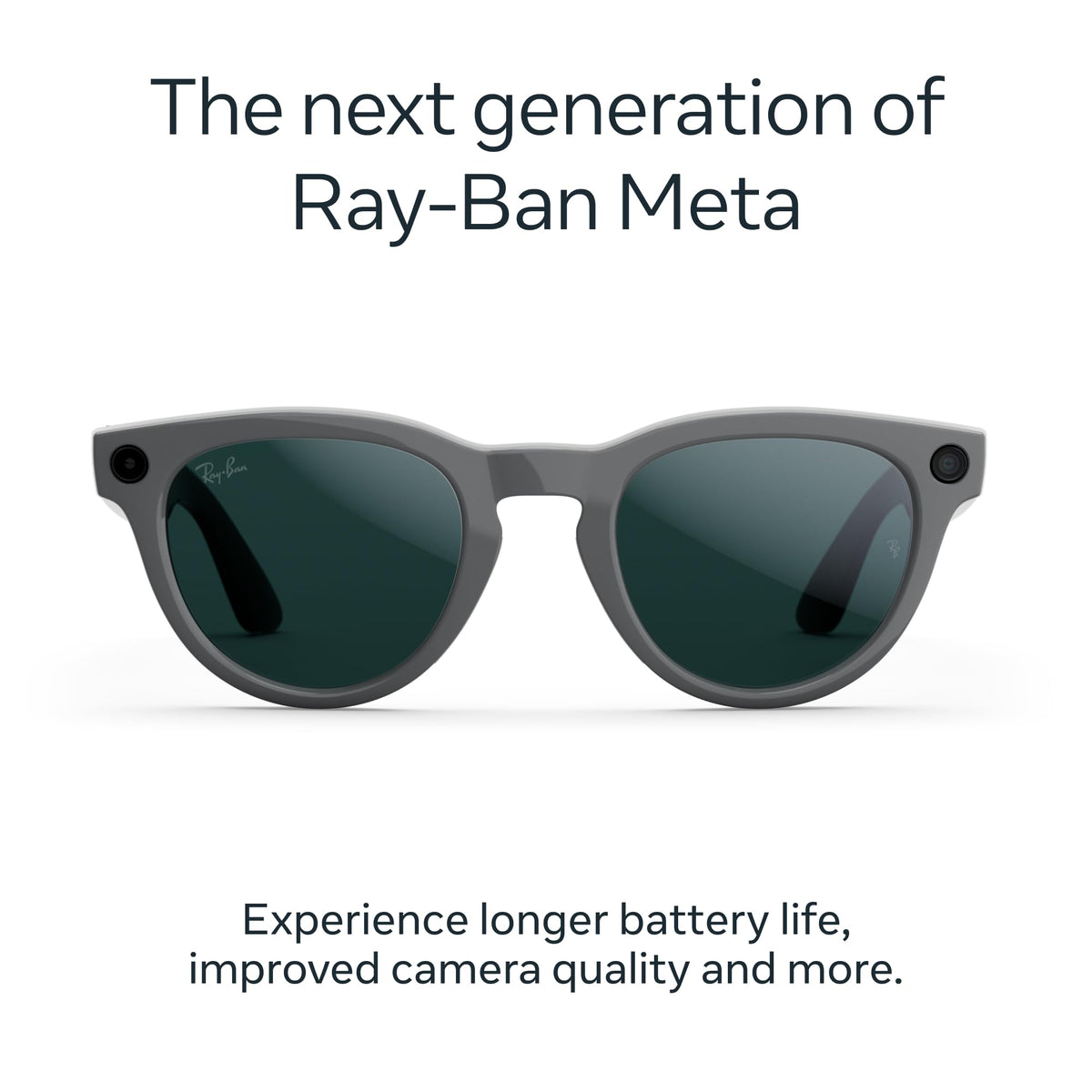 Ray - Ban | Meta Headliner (Gen 2) - Shiny Black, Transitions® Sapphire lenses - Ray - Ban