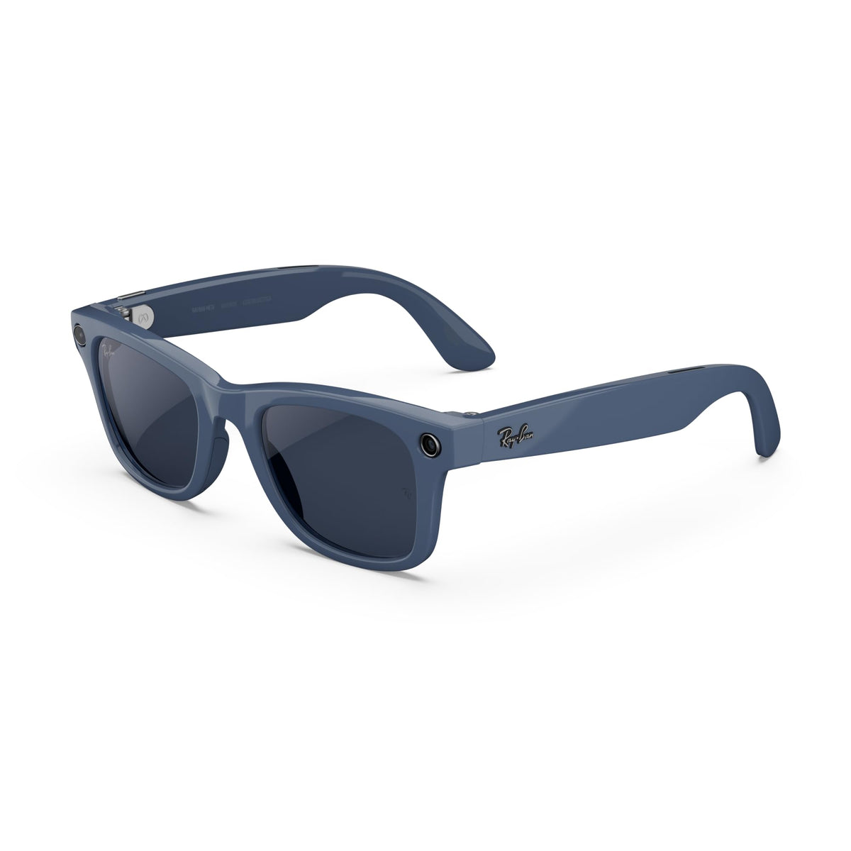 Ray - Ban | Meta Wayfarer Large (Gen 2) - Matte Black, Polarized Gradient Graphite lenses - Ray - Ban
