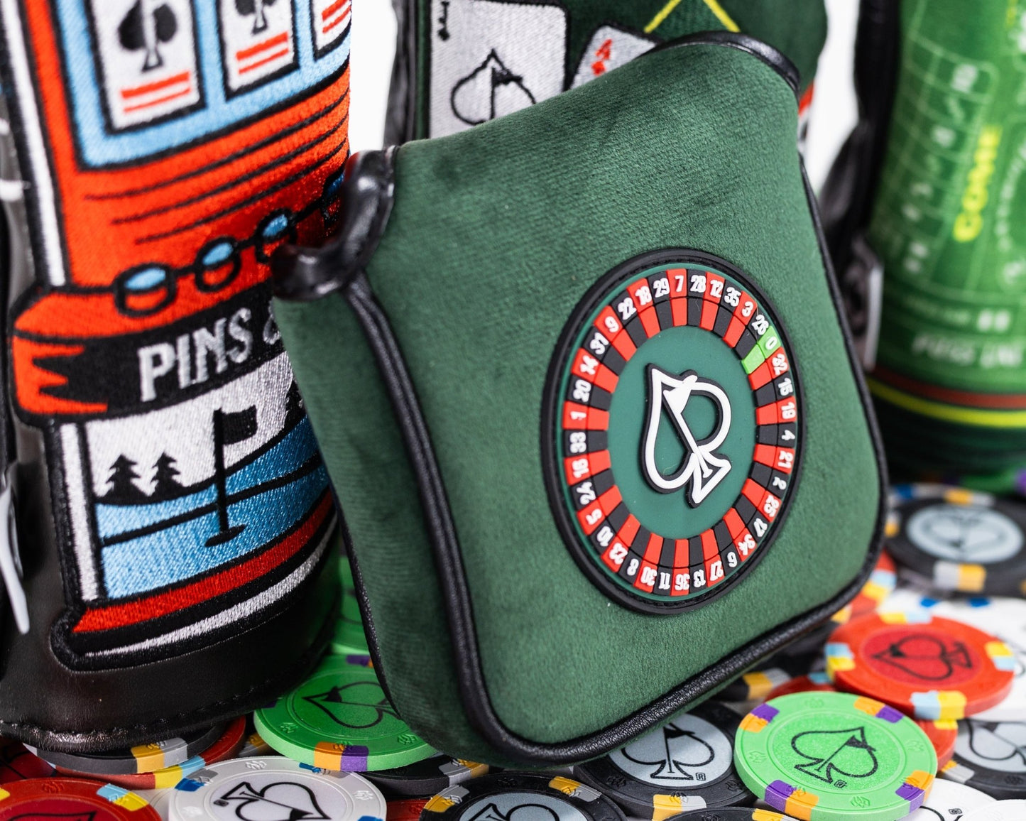Roulette - Mallet Putter Cover - Pins and Aces