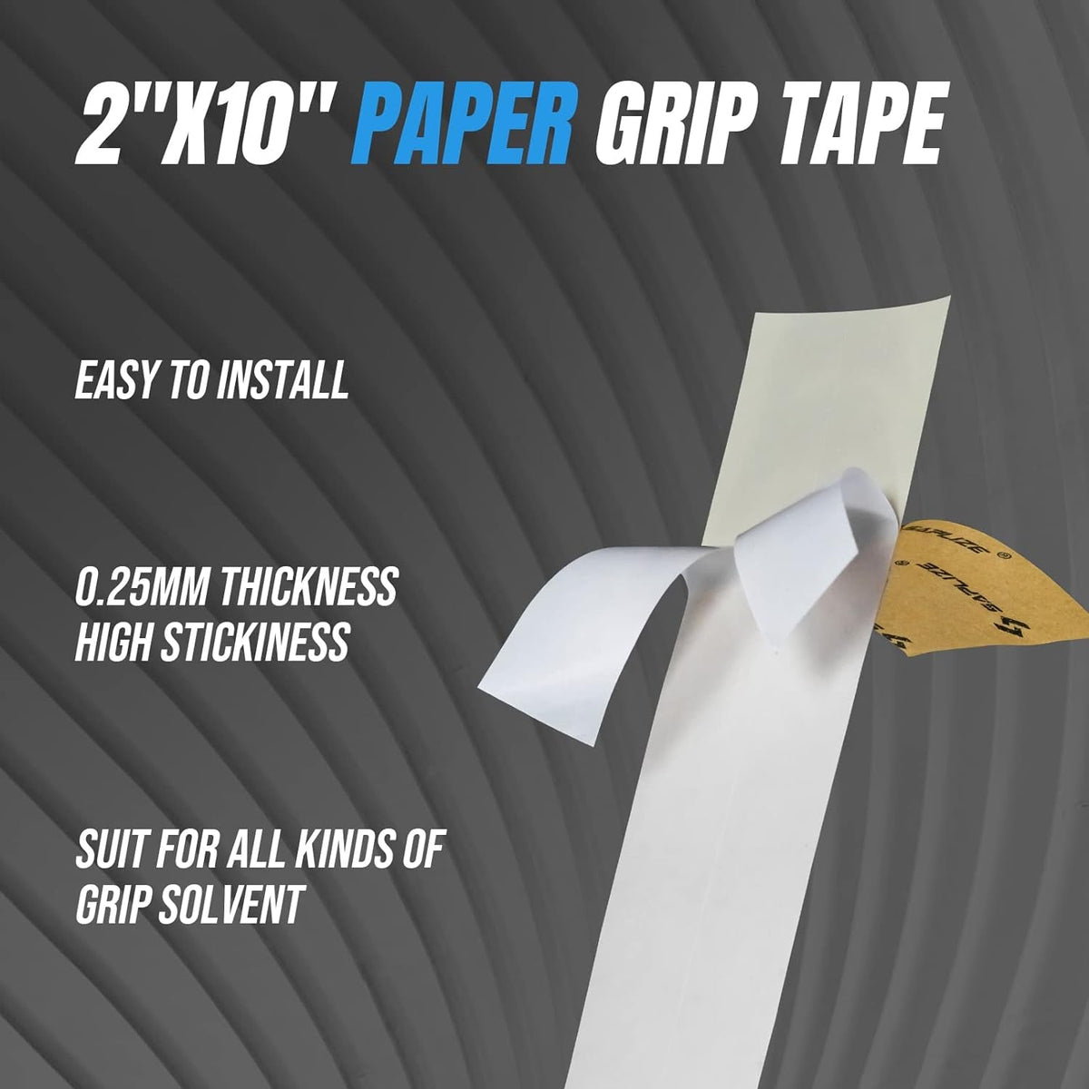 SAPLIZE Golf Grip Kit - Four Options Featuring Grip Tape Strips, Solvent, Tape Remover Tool, Hook Blade & Rubber Vise Clamp - the Ultimate Solution for Regripping Golf Clubs - B - Deluxe Kit -