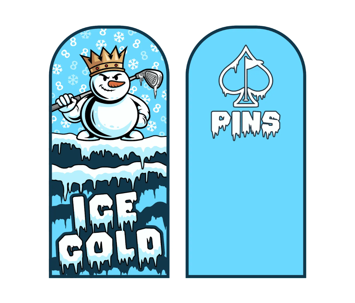 Snowman - Fairway Cover - Pins and Aces
