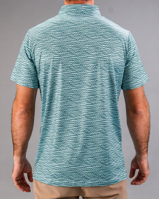 Squiggle Teal - Pins and Aces