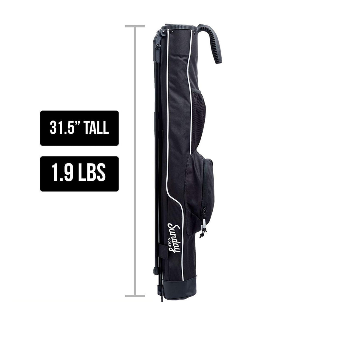Sunday Golf - Lightweight Sunday Golf Bag with Strap and Stand - Blue -