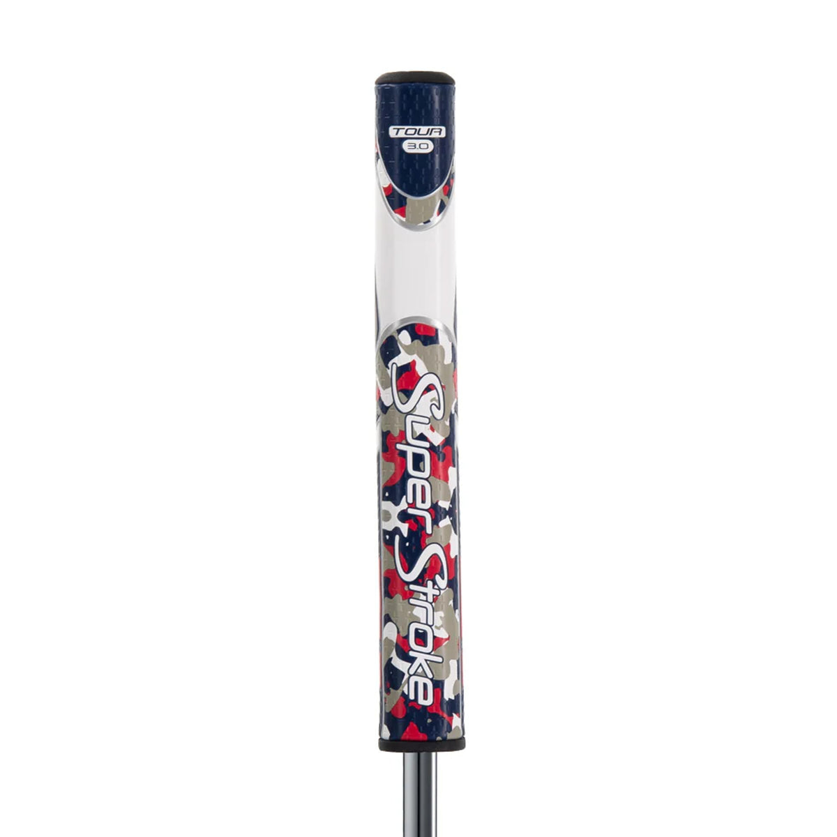 SuperStroke Zenergy Tour Golf Putter Grip with No Taper Enhanced SPYNE Technology, New Multi - Zone Texturing and Tech - Port, Multi Color - Camo RWB - Tour 3.0