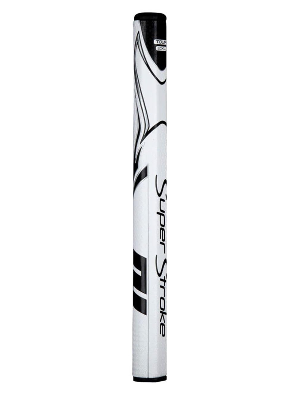 SuperStroke Zenergy Tour Golf Putter Grip with No Taper Enhanced SPYNE Technology, New Multi - Zone Texturing and Tech - Port, Multi Color - White/Black - Tour 3.0 XL