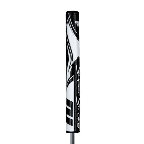 SuperStroke Zenergy Tour Golf Putter Grip with No Taper Enhanced SPYNE Technology, New Multi - Zone Texturing and Tech - Port, Multi Color - White/Red - Tour 3.0