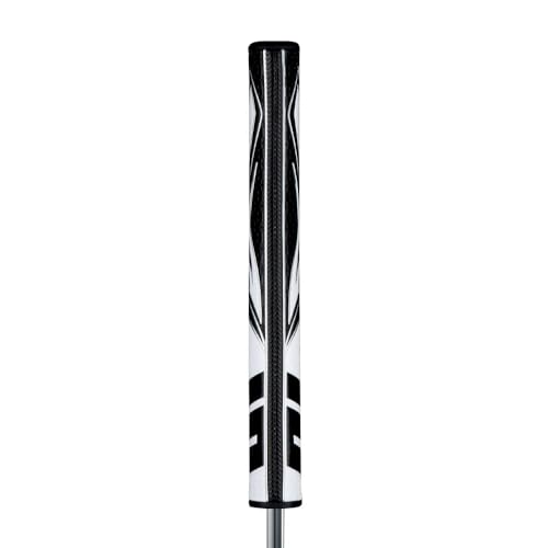 SuperStroke Zenergy Tour Golf Putter Grip with No Taper Enhanced SPYNE Technology, New Multi - Zone Texturing and Tech - Port, Multi Color - White/Red - Tour 3.0