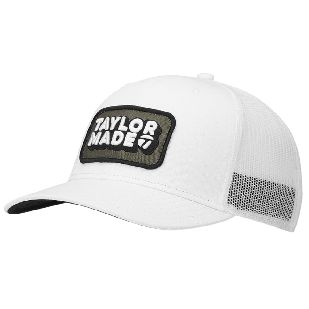 TaylorMade Golf 2025 Trucker Hat - One Size - Brown/White
