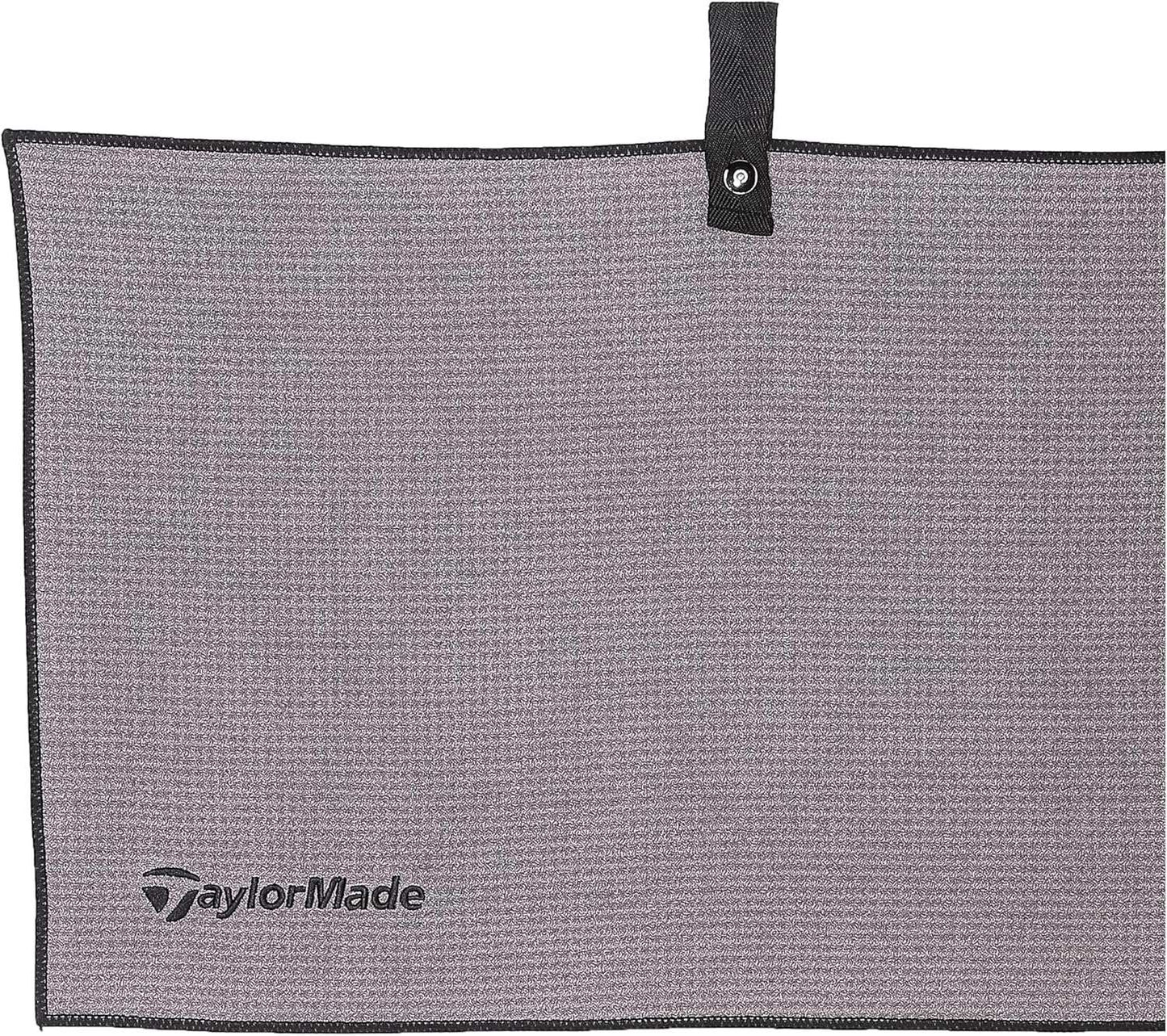 TaylorMade Golf MICROFIBER CART TOWEL (GRAY), 15" X 24" - TaylorMade