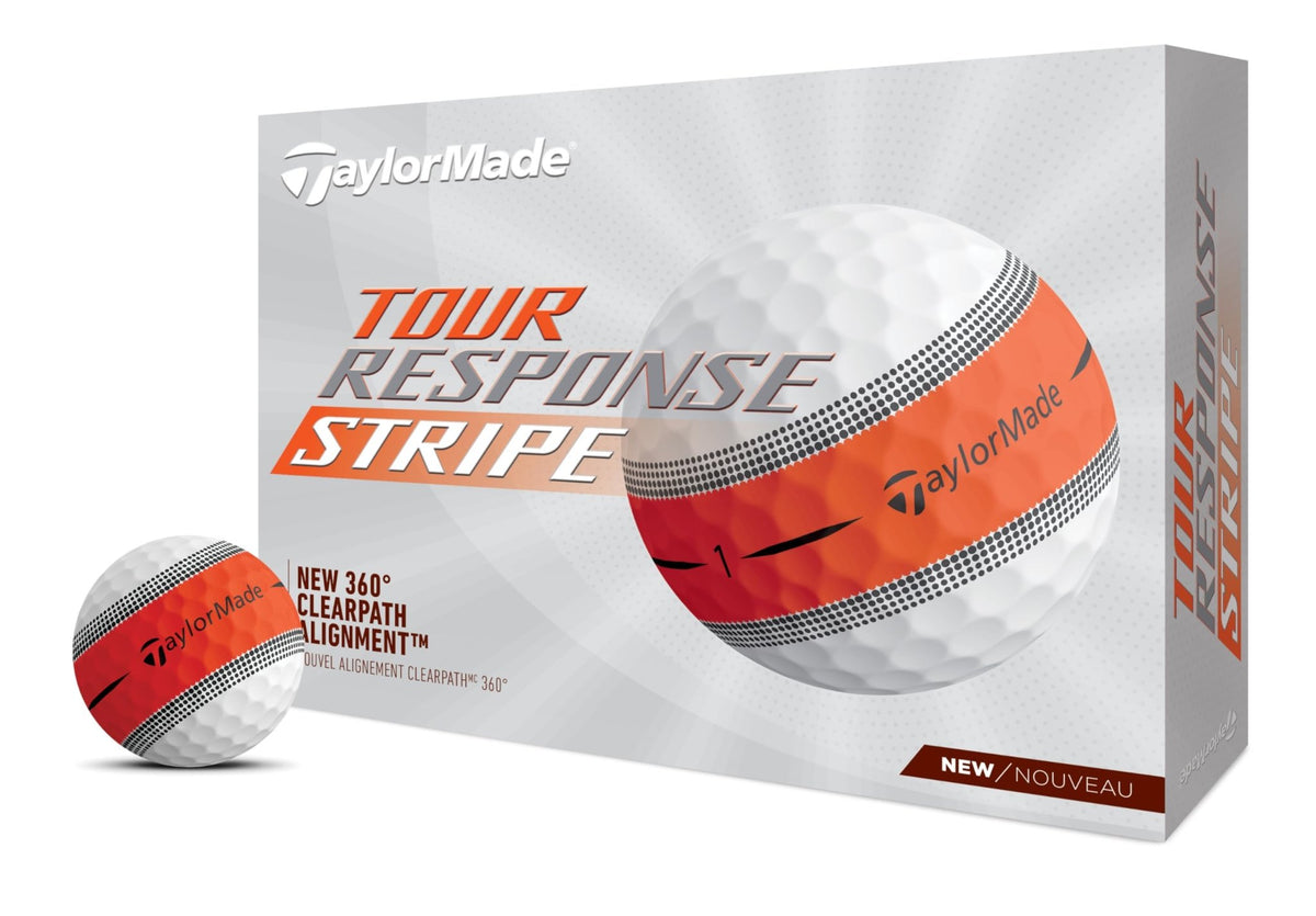 TaylorMade Golf Tour Response Stripe - Orange Stripe - 2022