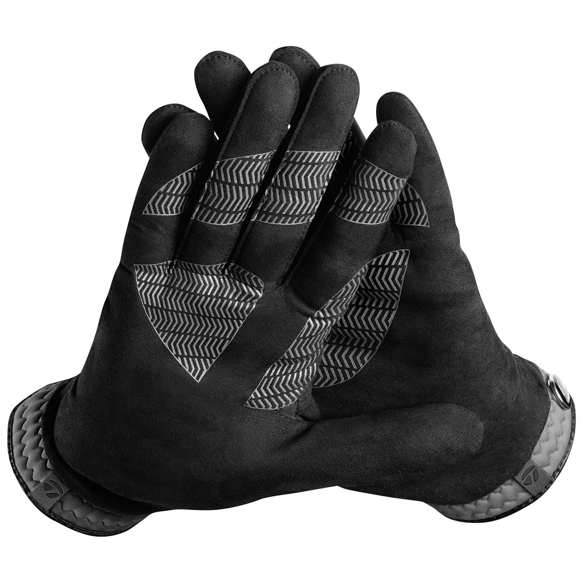 TaylorMade Rain Control Golf Gloves (Pair) - X - Large - Black/Gray