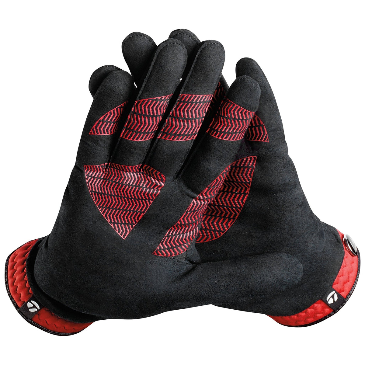 TaylorMade Rain Control Golf Gloves (Pair) - X - Large - Black/Gray