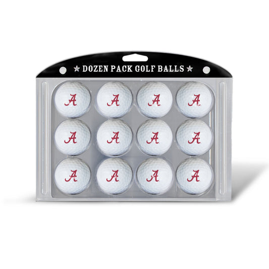 Team Golf Alabama Golf Balls - 12 Pack - White