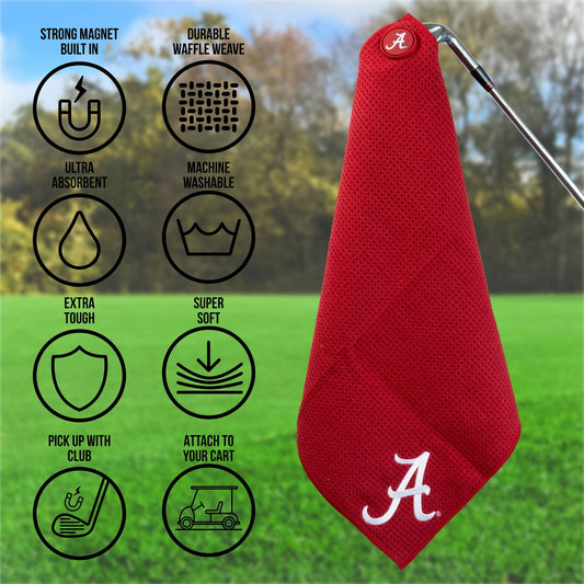 Team Golf Alabama Magnetic Golf Towel - Team Golf USA