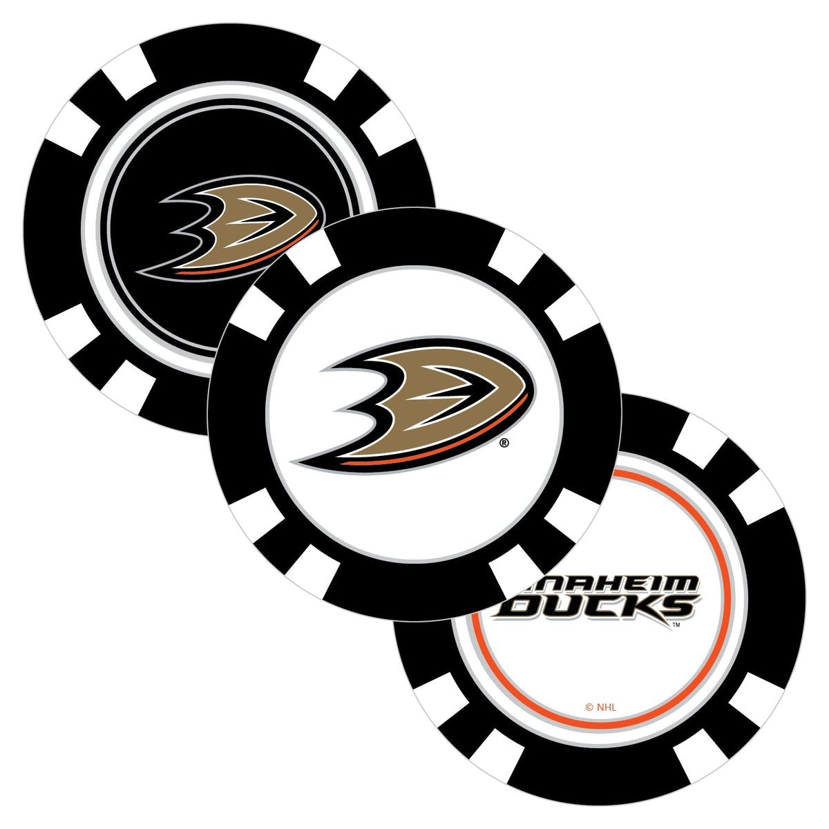 Team Golf ANA Ducks Ball Markers - Golf Chip Marker -