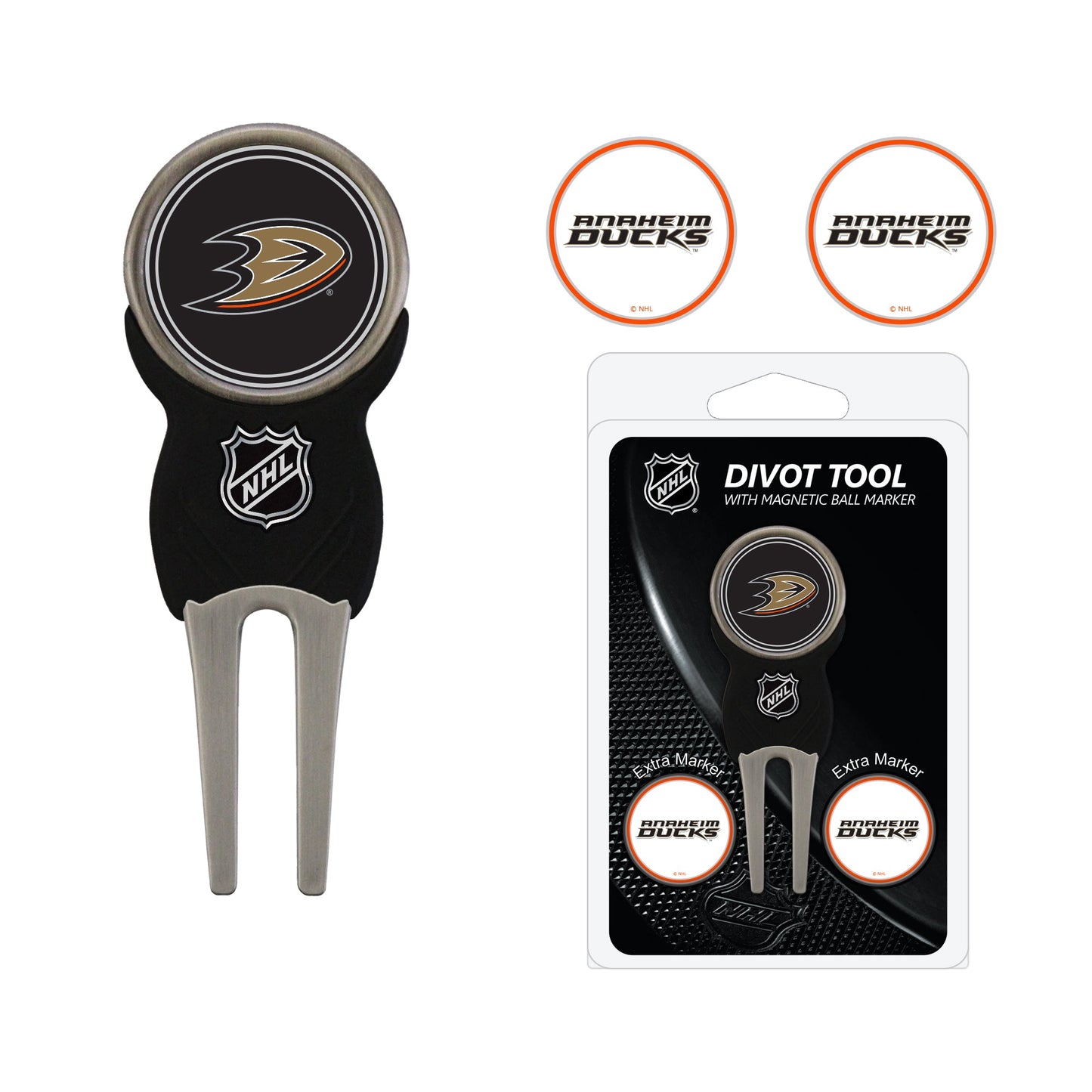 Team Golf ANA Ducks Divot Tools - Signature Divot Tool Pack -