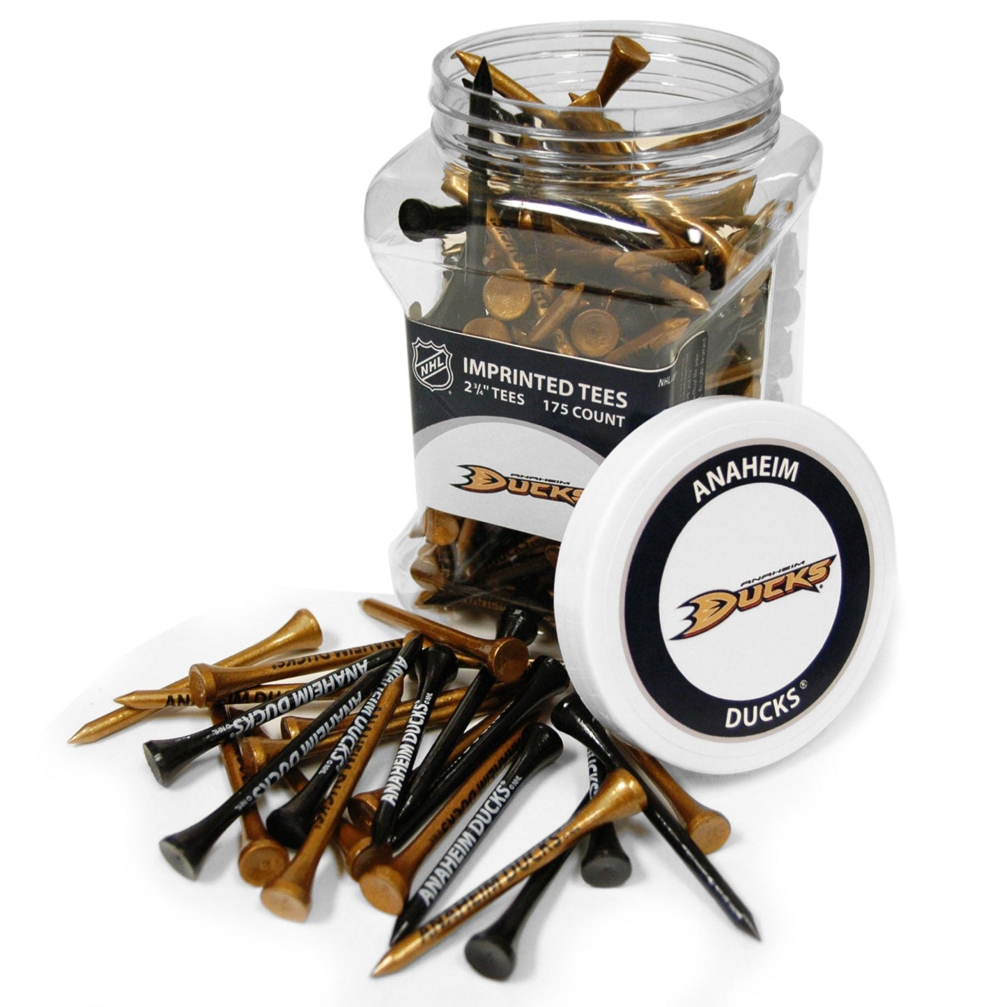 Team Golf ANA Ducks Golf Tees - 175 Tee Jar -