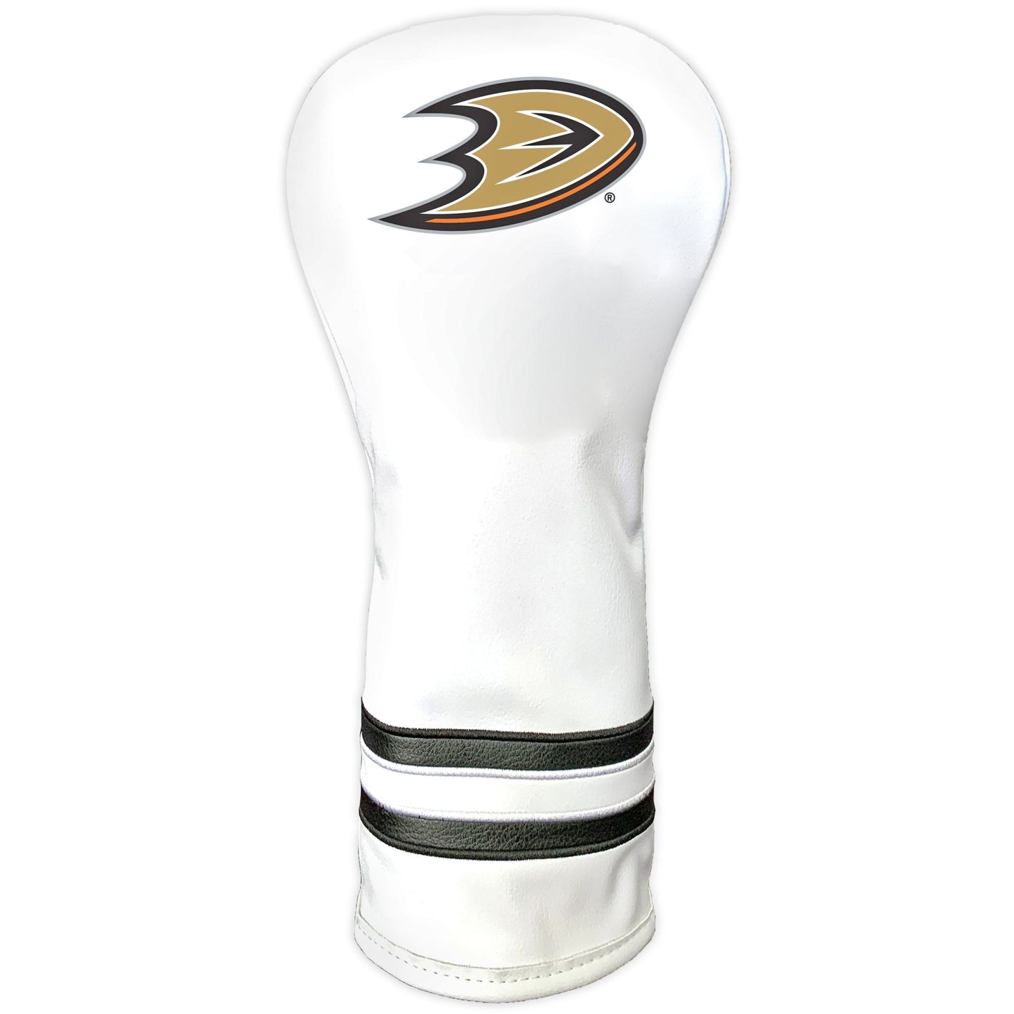 Team Golf Anaheim Ducks DR/FW Headcovers - Fairway HC - Printed White