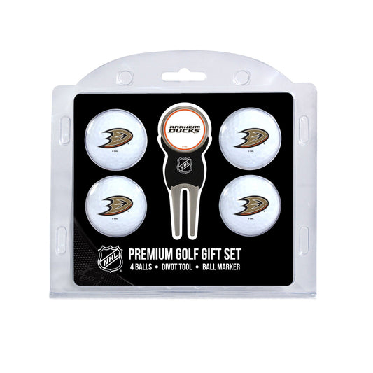 Team Golf Anaheim Ducks Golf Gift Sets - 4 Ball Gift Set -