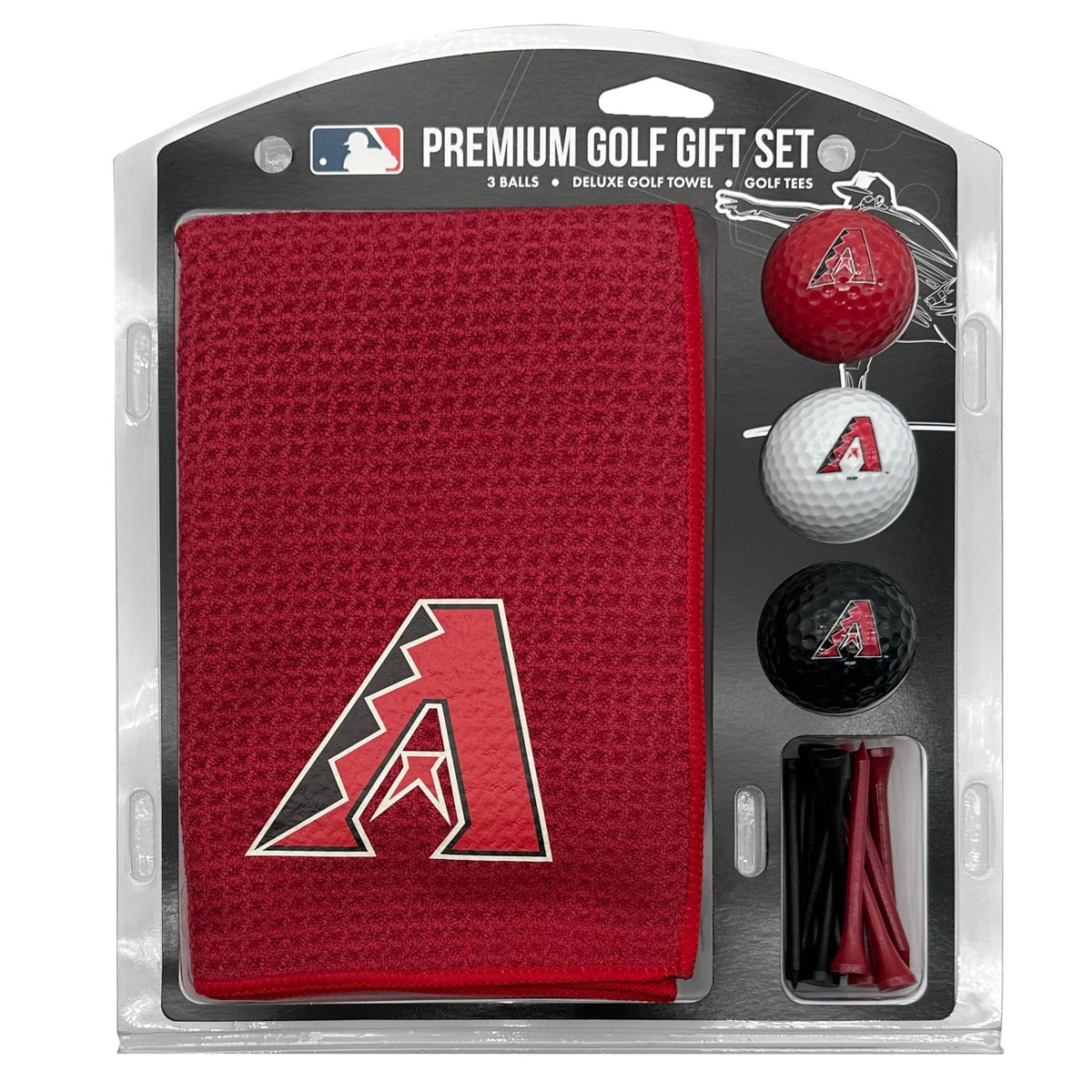 Team Golf Arizona Diamondbacks Golf Gift Sets - Microfiber Towel Gift Set - Color -
