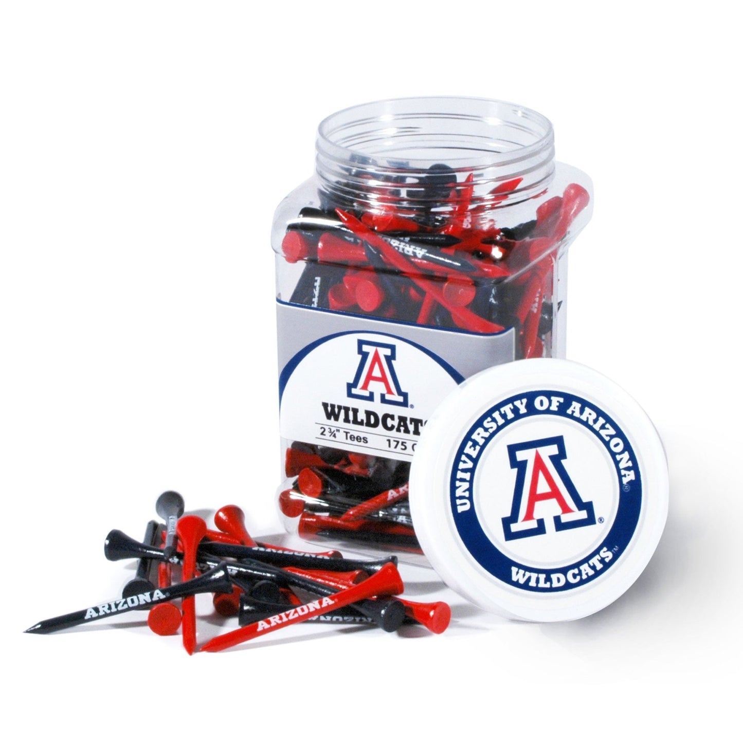 Team Golf Arizona Golf Tees - 175 Tee Jar -