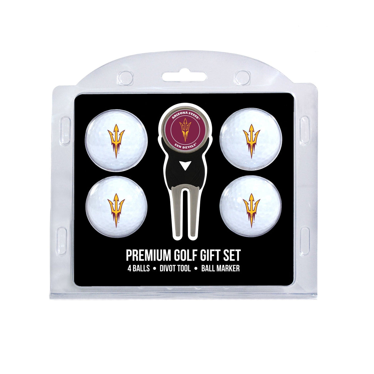 Team Golf Arizona St Golf Gift Sets - 4 Ball Gift Set -