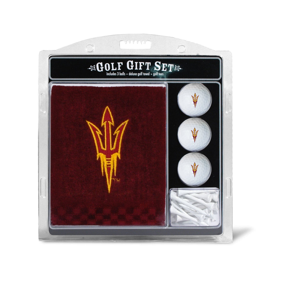 Team Golf Arizona St Golf Gift Sets - Embroidered Towel Gift Set -