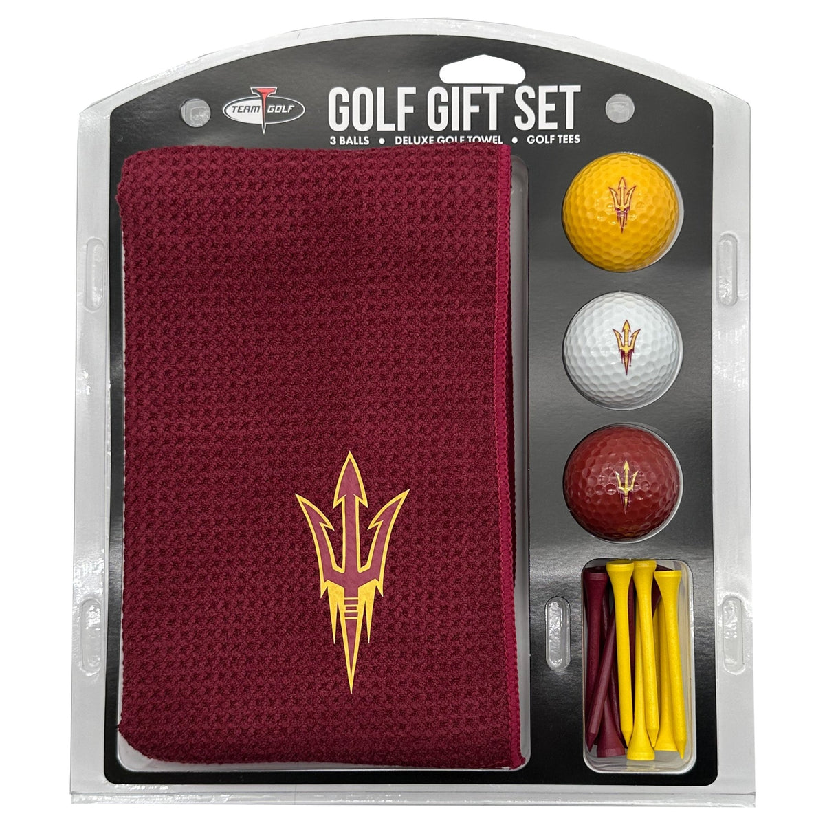 Team Golf Arizona St Golf Gift Sets - Microfiber Towel Gift Set - Color -