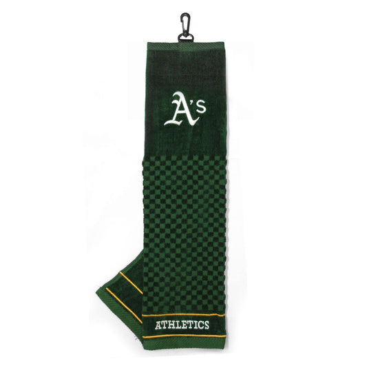 Team Golf A's Golf Towels - Tri - Fold 16x22 -