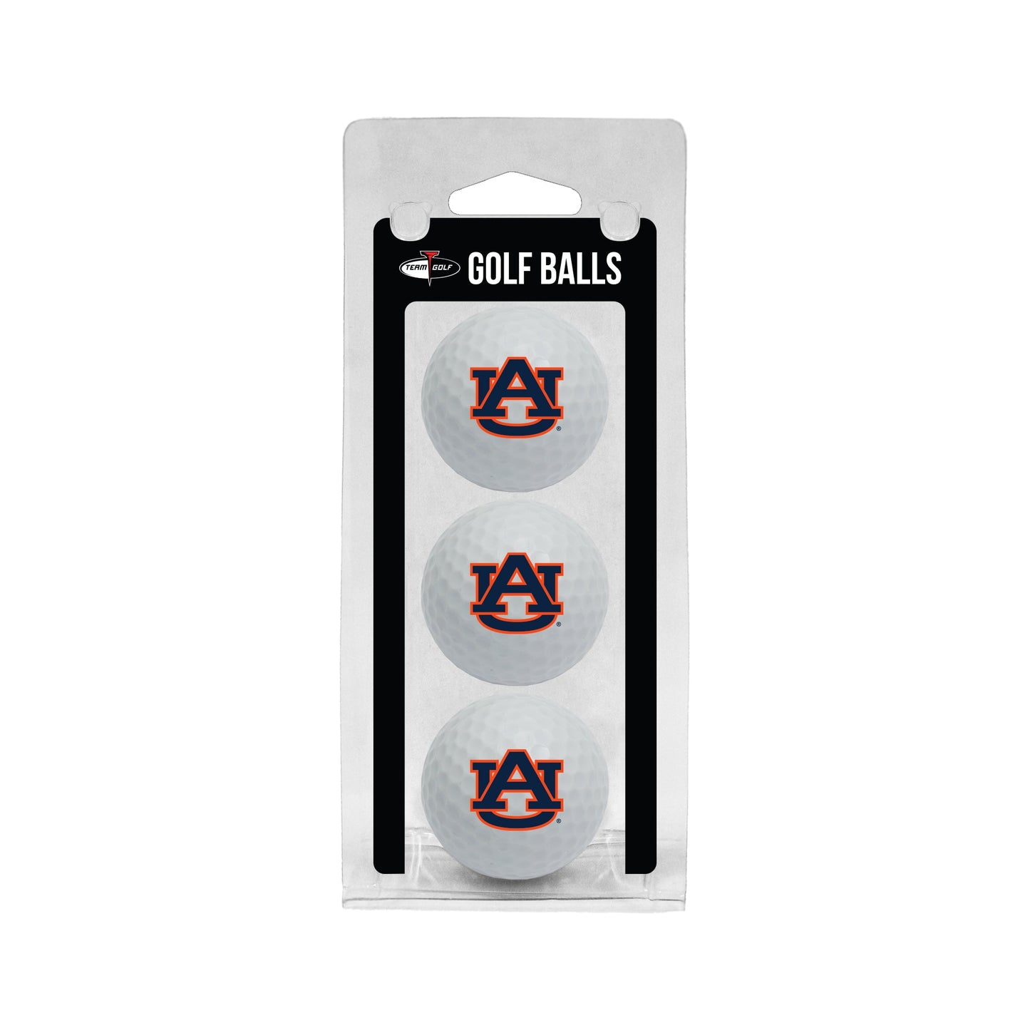 Team Golf Auburn Golf Balls - 3 Pack - White
