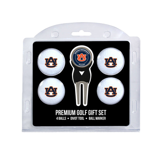 Team Golf Auburn Golf Gift Sets - 4 Ball Gift Set -
