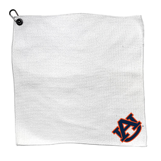 Team Golf Auburn Golf Towels - Microfiber 15X15 White -