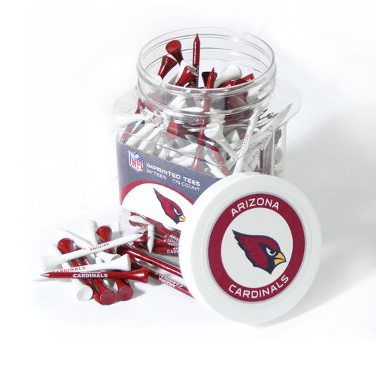 Team Golf AZ Cardinals Golf Tees - 175 Tee Jar -