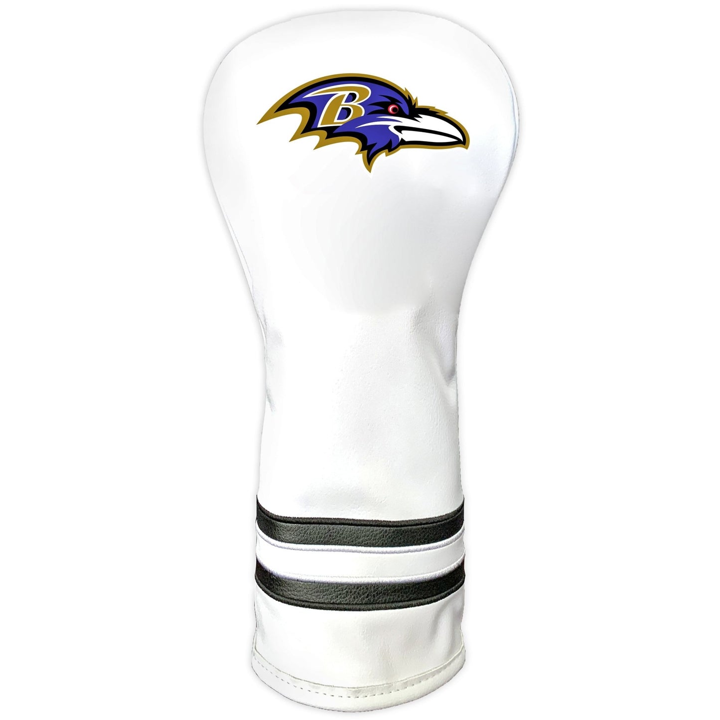Team Golf Baltimore Ravens DR/FW Headcovers - Fairway HC - Printed White