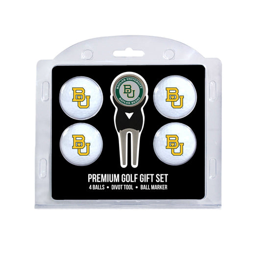 Team Golf Baylor Golf Gift Sets - 4 Ball Gift Set -