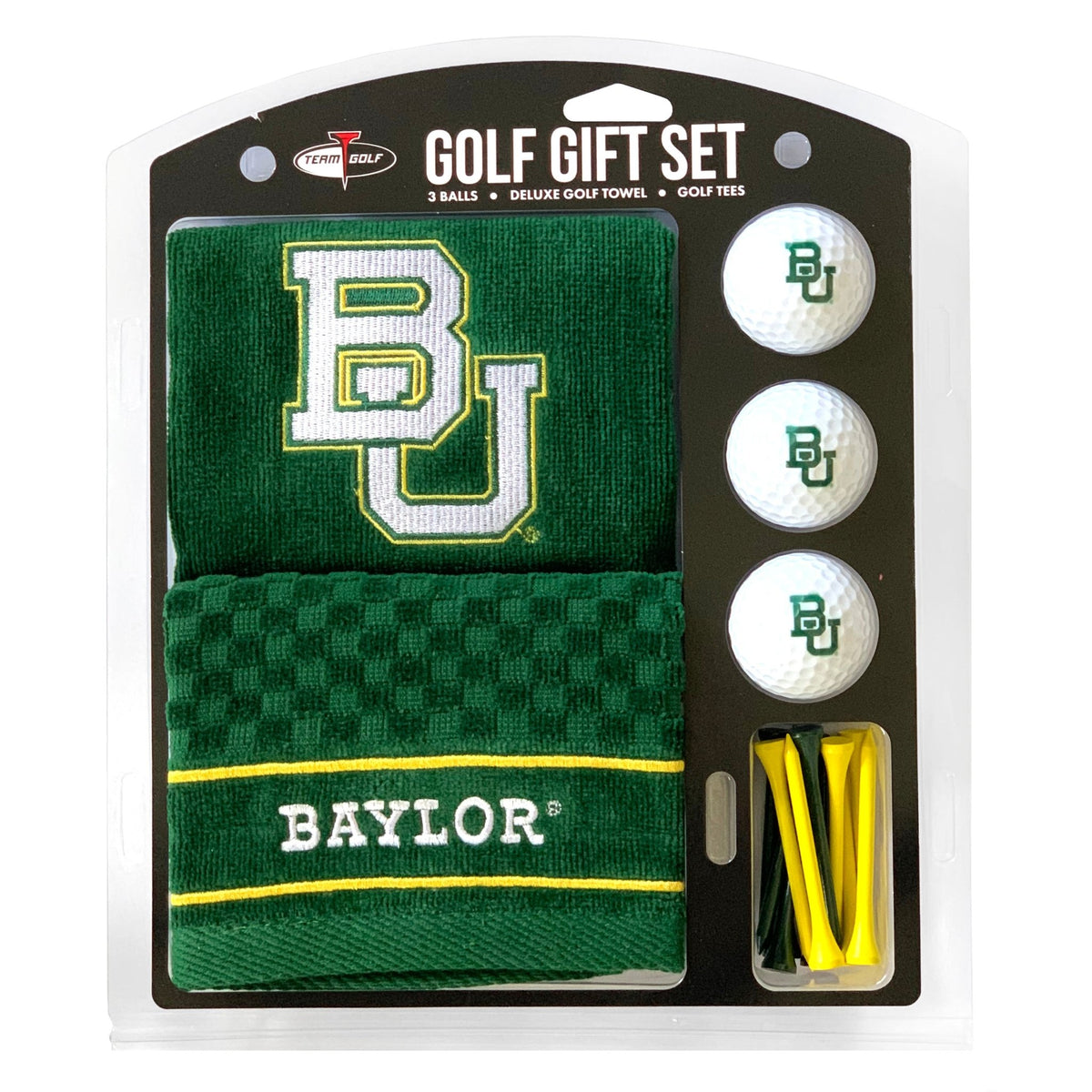 Team Golf Baylor Golf Gift Sets - Embroidered Towel Gift Set -