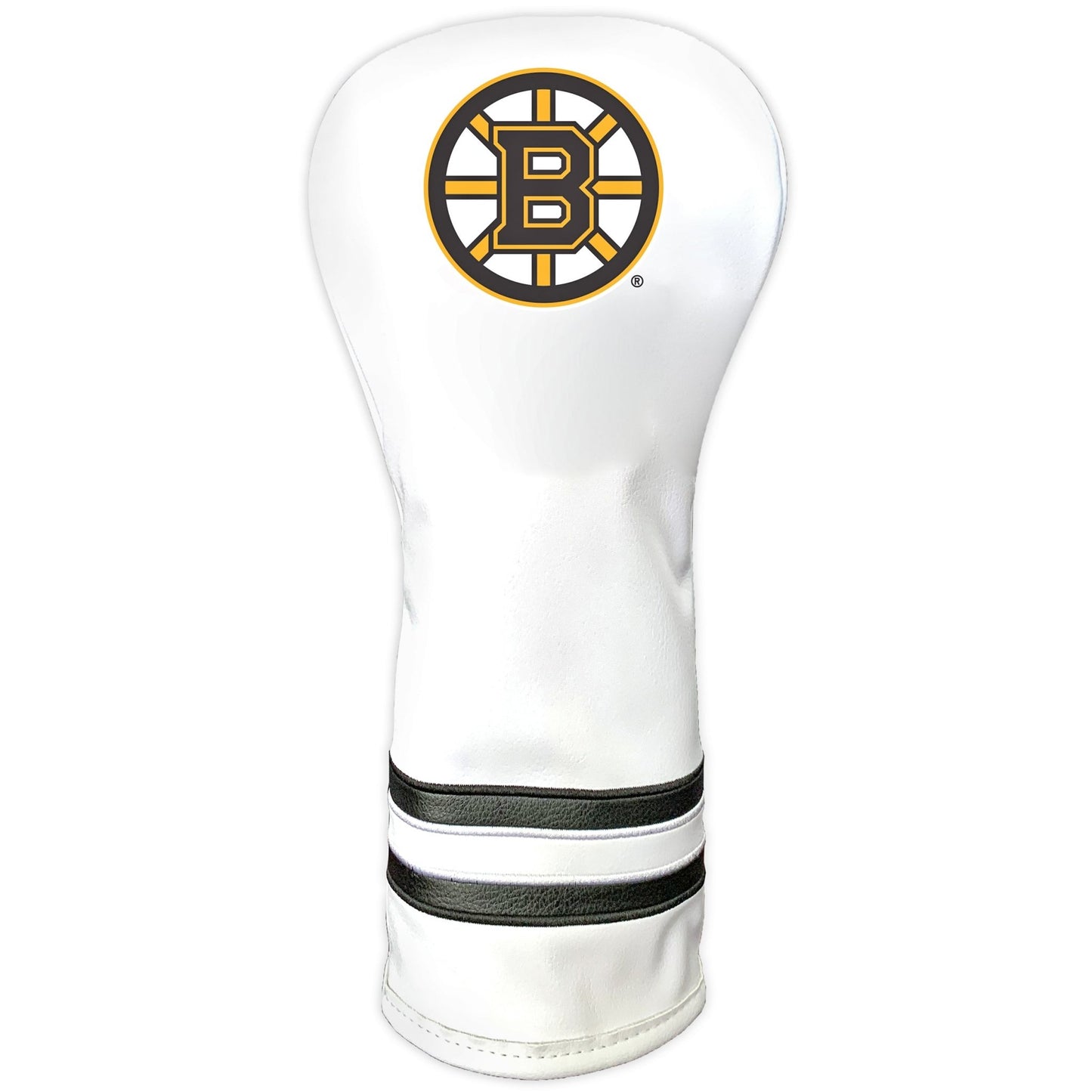 Team Golf Boston Bruins DR/FW Headcovers - Fairway HC - Printed White