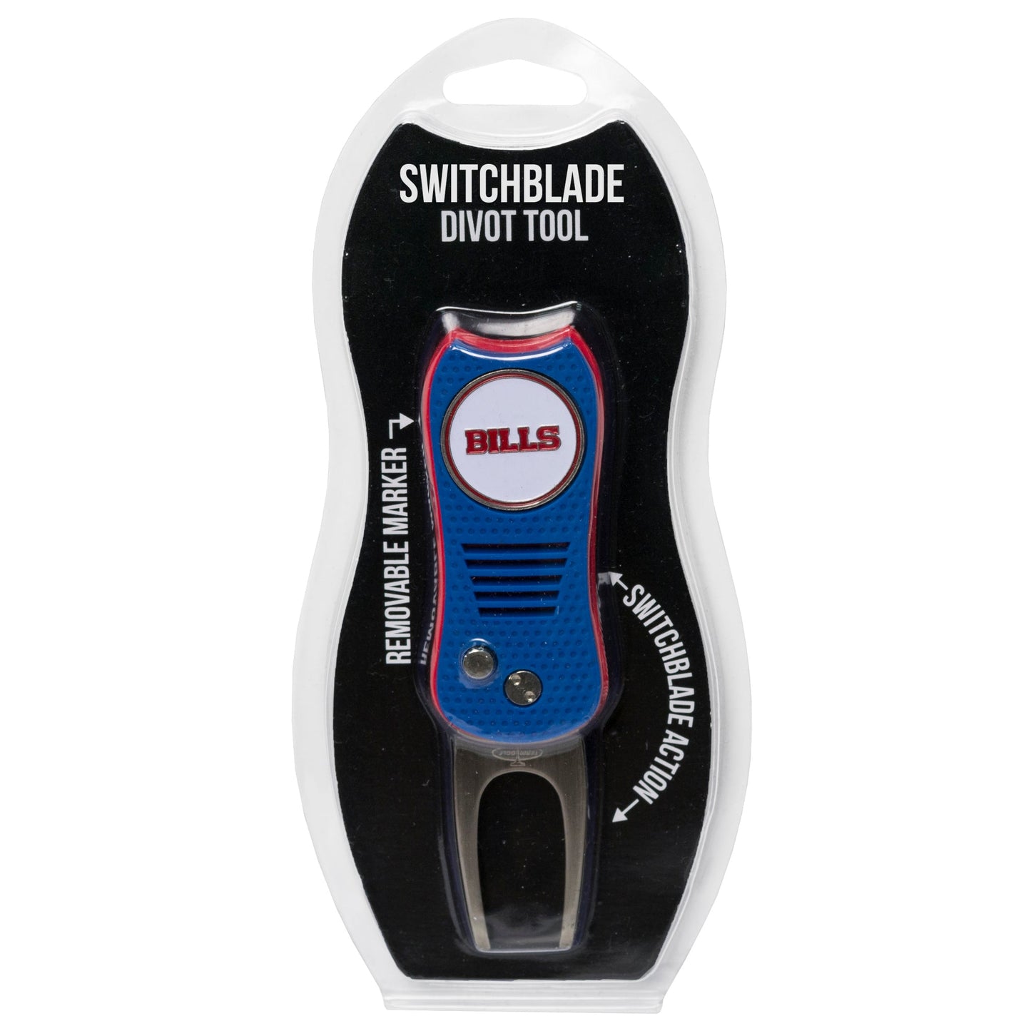 Team Golf BUF Bills Divot Tools - Switchblade Divot Tool -
