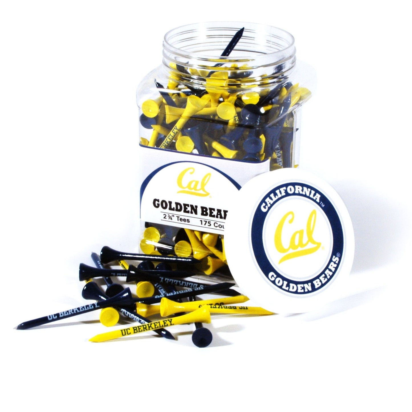 Team Golf CAL Golf Tees - 175 Tee Jar -