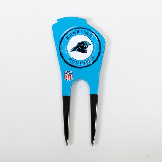 Team Golf CAR Panthers Divot Tools - Custom Shaped -