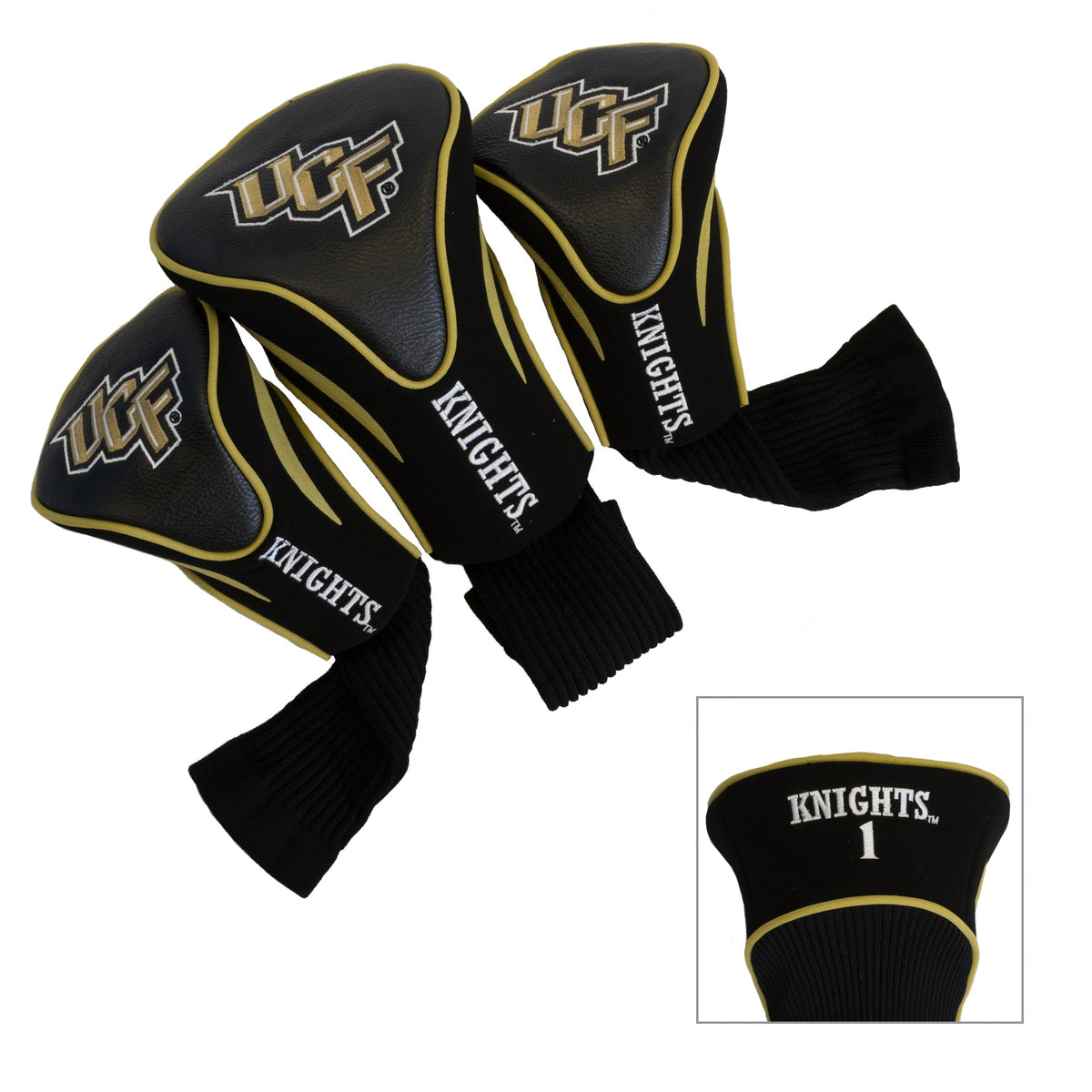 Team Golf Central Florida DR/FW Headcovers - 3 Pack Contour -