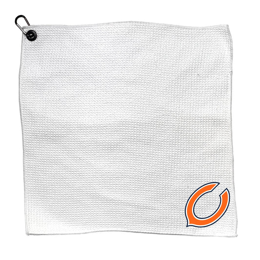Team Golf CHI Bears Golf Towels - Microfiber 15X15 White -