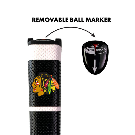 Team Golf CHI Blackhawks Putter Grips - White -