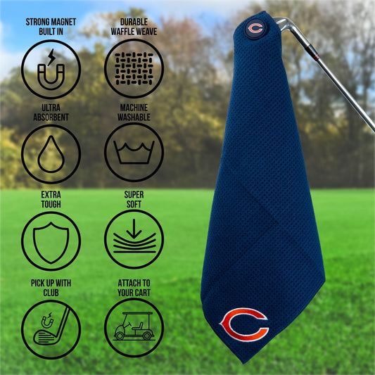 Team Golf Chicago Bears Magnetic Golf Towel - Team Golf USA