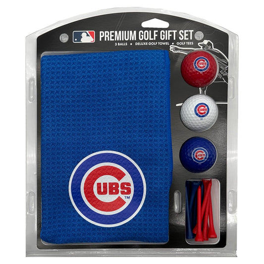 Team Golf Chicago Cubs Golf Gift Sets - Microfiber Towel Gift Set - Color -