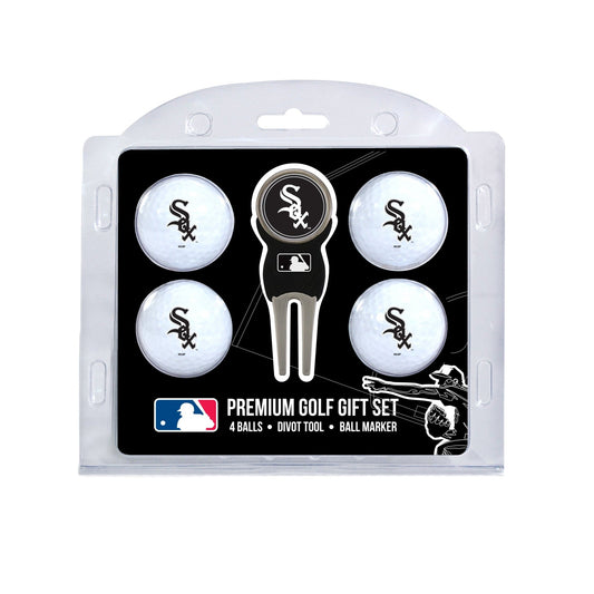 Team Golf Chicago White Sox Golf Gift Sets - 4 Ball Gift Set -